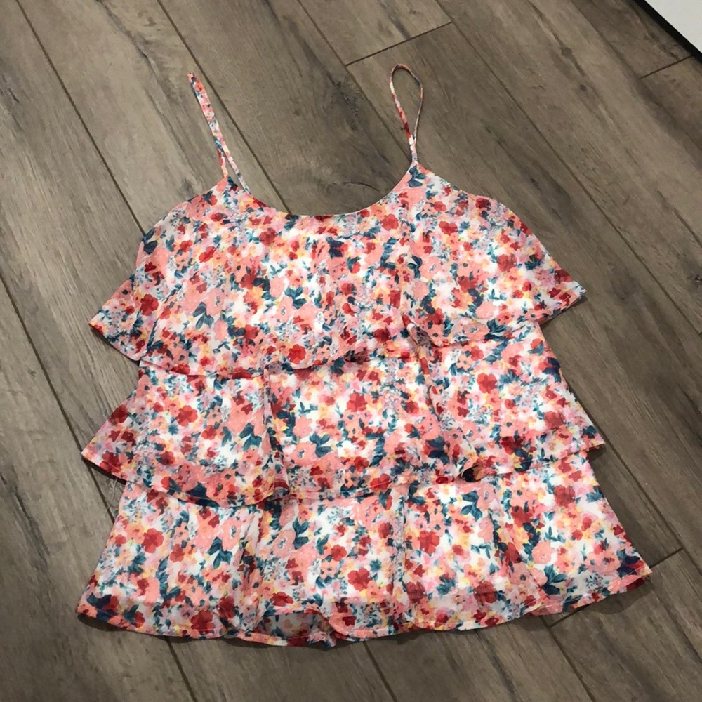 Floral tank top